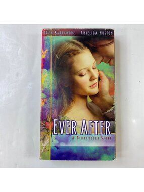 Ever After 1998 VHS Romantic Comedy Drew Barrymore Angelica Huston Pre-Owned